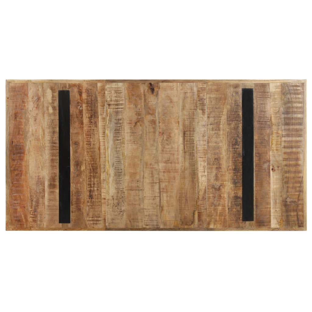 vidaXL Masă de bucătărie, 160 x 80 x 76 cm, lemn de mango nefinisat vidaXL Masă de bucătărie, 160 x 80 x 76 cm, lemn de mango nefinisat