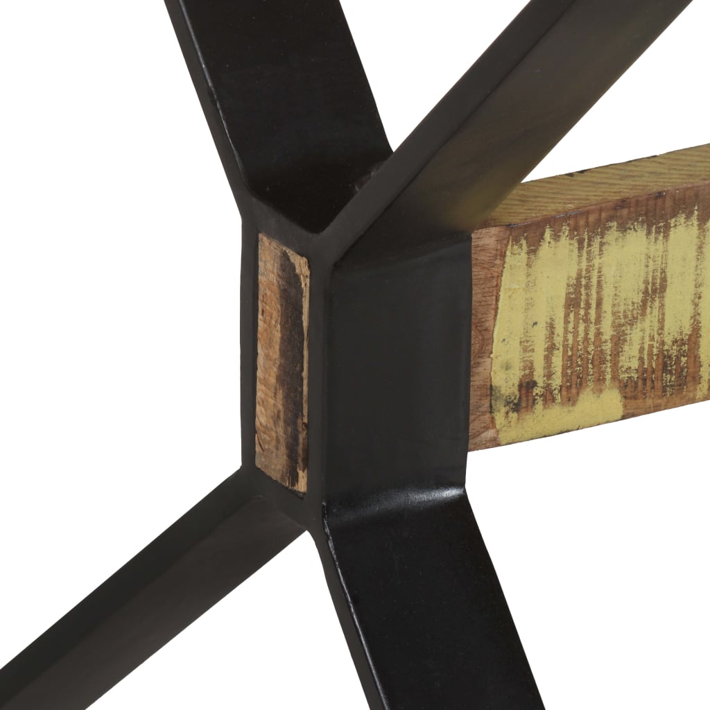 vidaXL Masă de bucătărie, 160x80x76 cm, lemn masiv reciclat vidaXL Masă de bucătărie, 160x80x76 cm, lemn masiv reciclat