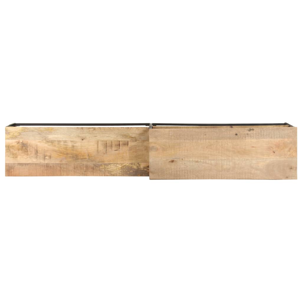 vidaXL Comodă TV, 180x30x50 cm, lemn de mango brut