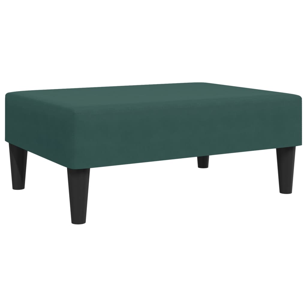 vidaXL Set canapele, 2 piese, verde închis, catifea
