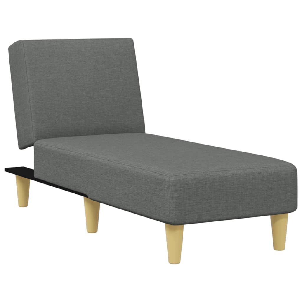 vidaXL Set de canapele, 2 piese, gri închis, material textil