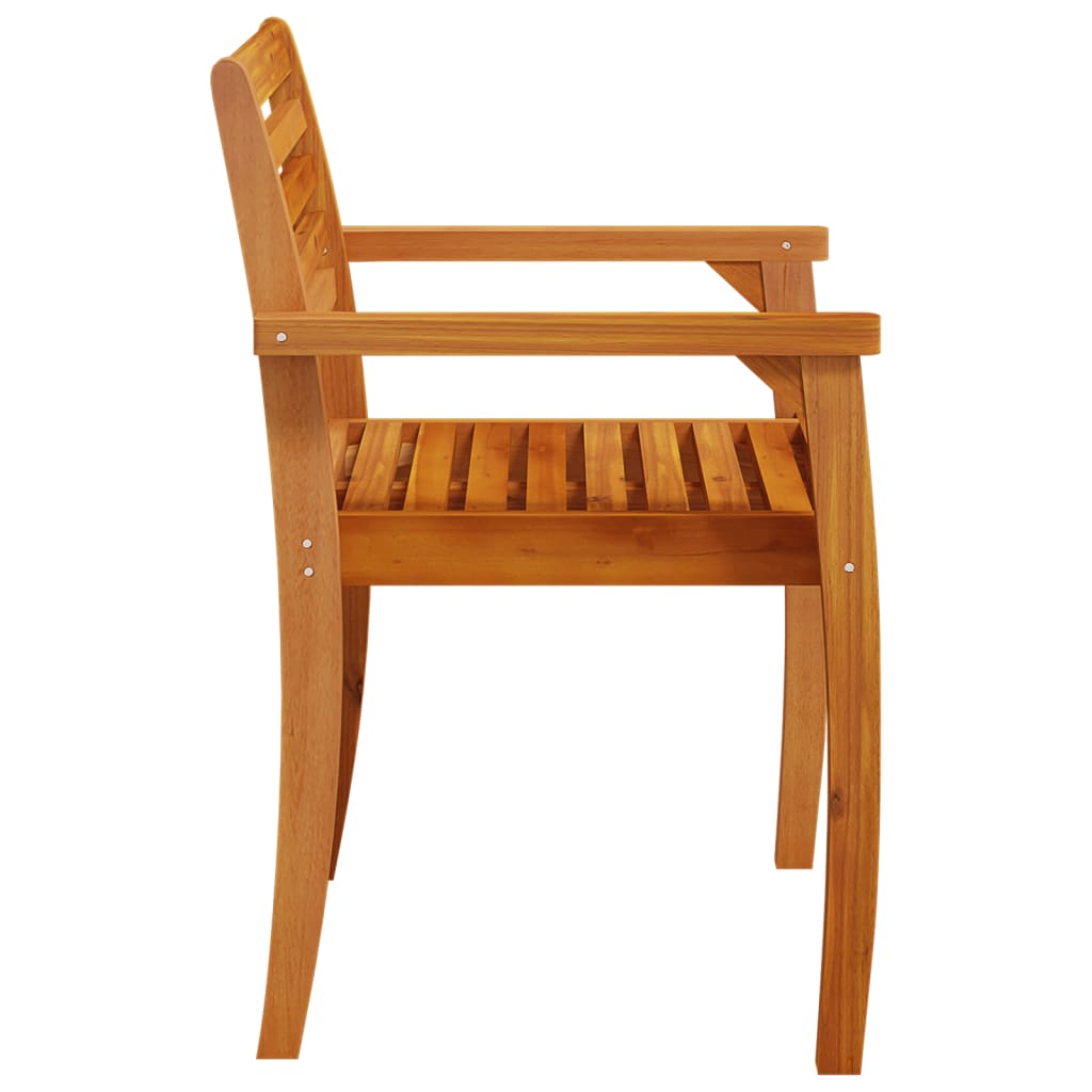 vidaXL Scaune de grădină, 4 buc, 59x55x85 cm, lemn masiv de acacia
