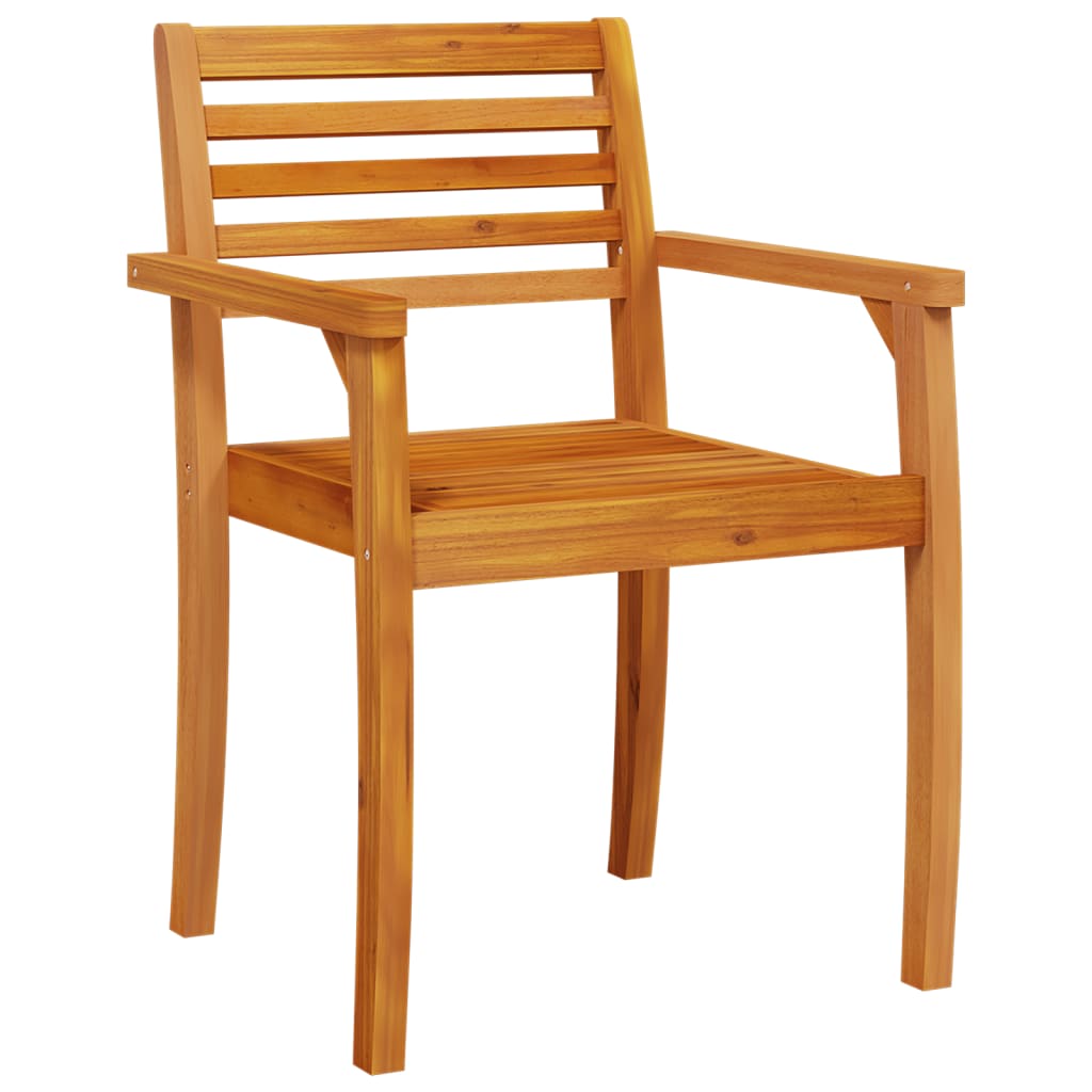 vidaXL Scaune de grădină, 6 buc, 59x55x85 cm, lemn masiv de acacia