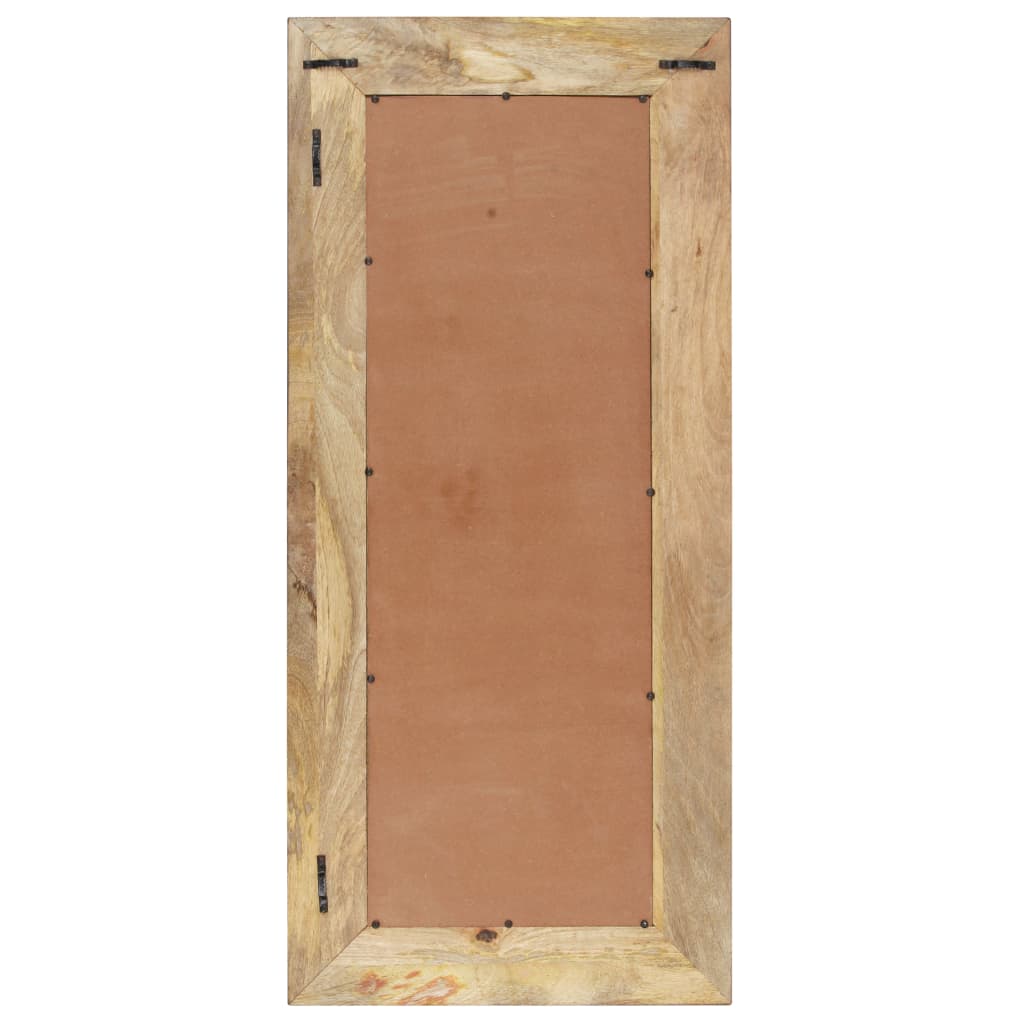 vidaXL Oglindă 110x50 cm, lemn masiv de mango