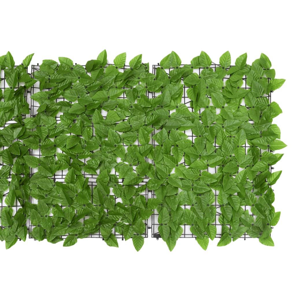 vidaXL Paravan intimitate de balcon din frunze verde 600x75 cm