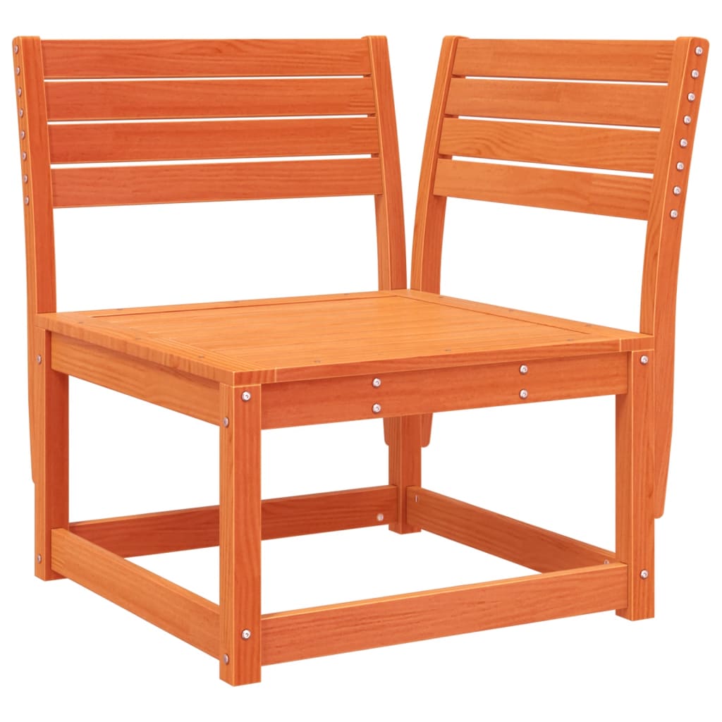 vidaXL Set mobilier pentru grădină 4 piese,maro ceruit, lemn masiv pin vidaXL Set mobilier pentru grădină 4 piese,maro ceruit, lemn masiv pin
