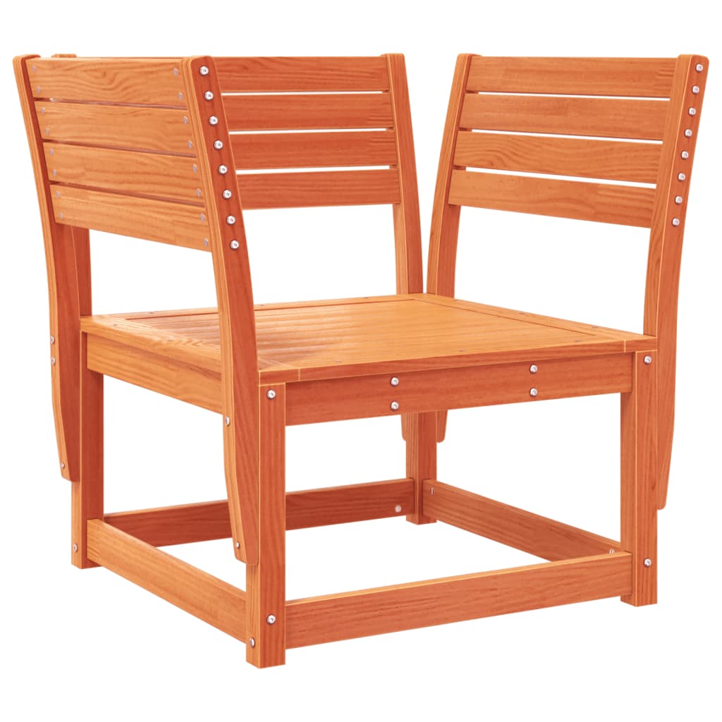 vidaXL Set mobilier pentru grădină 8 piese,maro ceruit, lemn masiv pin vidaXL Set mobilier pentru grădină 8 piese,maro ceruit, lemn masiv pin