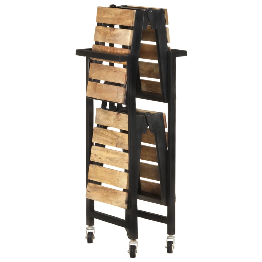 vidaXL Cărucior de bucătărie, 87x36x81 cm, lemn masiv de mango vidaXL Cărucior de bucătărie, 87x36x81 cm, lemn masiv de mango
