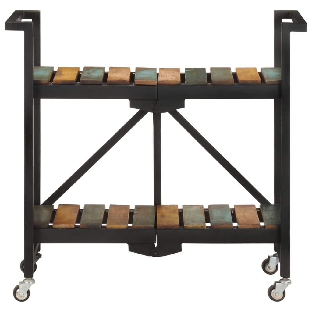 vidaXL Cărucior de bucătărie, 87x36x81 cm, lemn masiv reciclat vidaXL Cărucior de bucătărie, 87x36x81 cm, lemn masiv reciclat