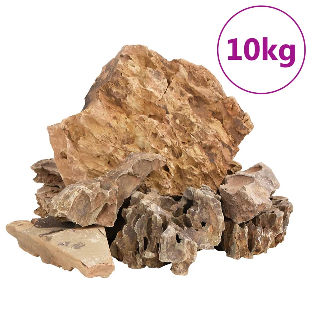 vidaXL Pietre dragon, 10 kg, maro, 5-30 cm vidaXL Pietre dragon, 10 kg, maro, 5-30 cm