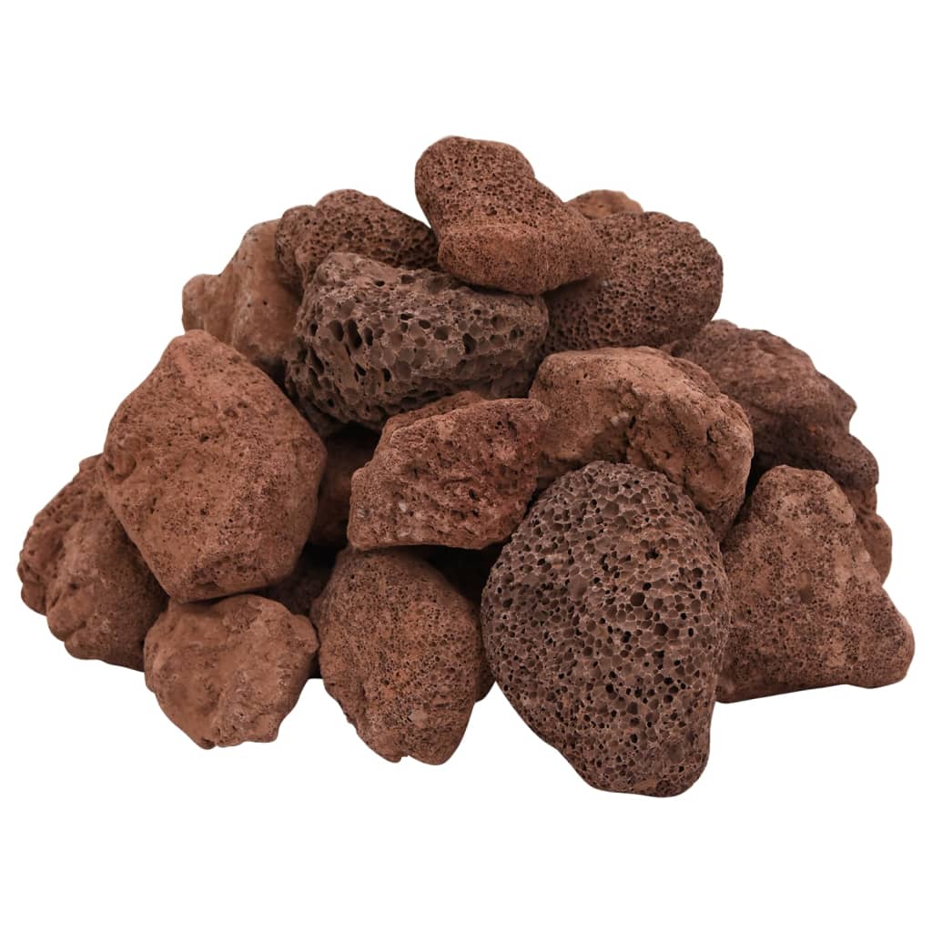 vidaXL Roci vulcanice, 10 kg, roșu, 5-8 cm vidaXL Roci vulcanice, 10 kg, roșu, 5-8 cm