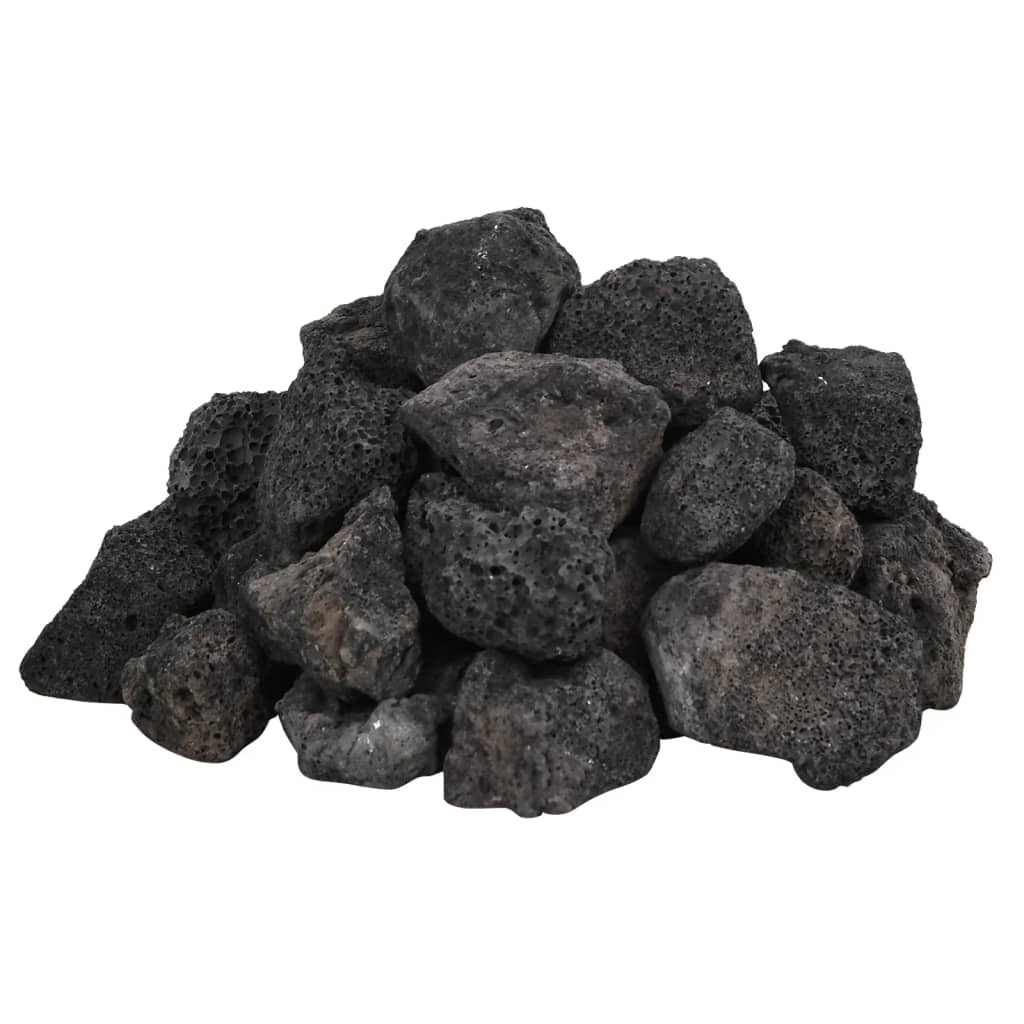 vidaXL Roci vulcanice, 25 kg, negru, 3-5 cm vidaXL Roci vulcanice, 25 kg, negru, 3-5 cm