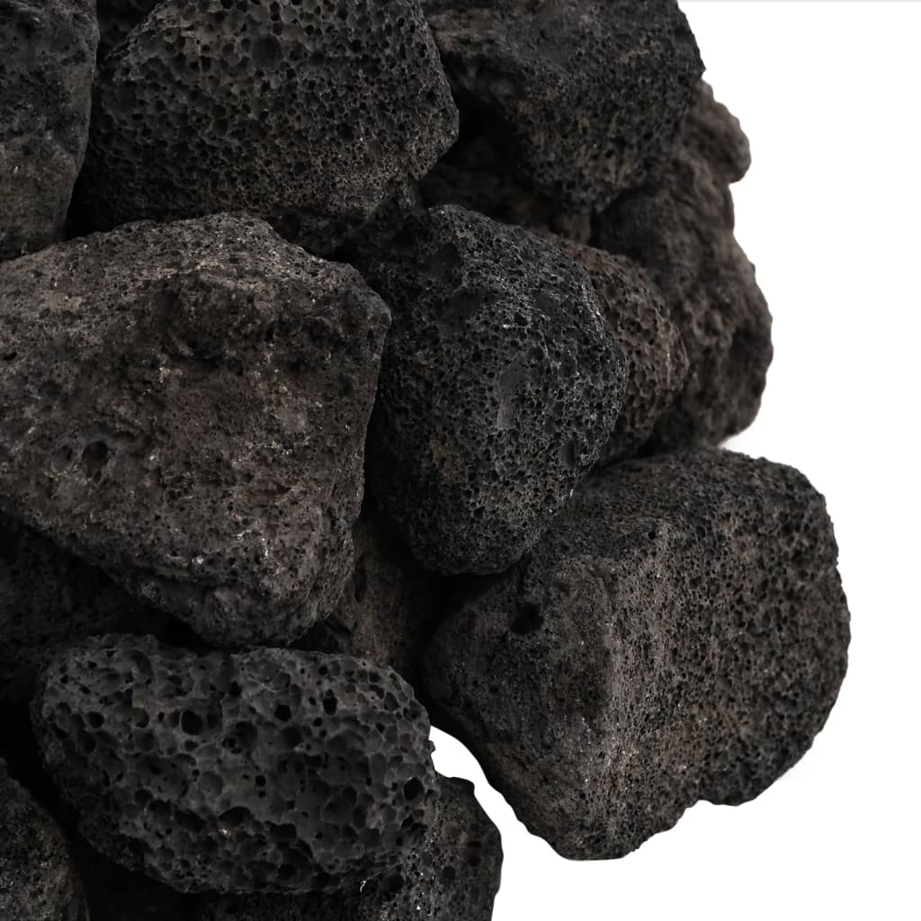 vidaXL Roci vulcanice, 25 kg, negru, 3-5 cm vidaXL Roci vulcanice, 25 kg, negru, 3-5 cm
