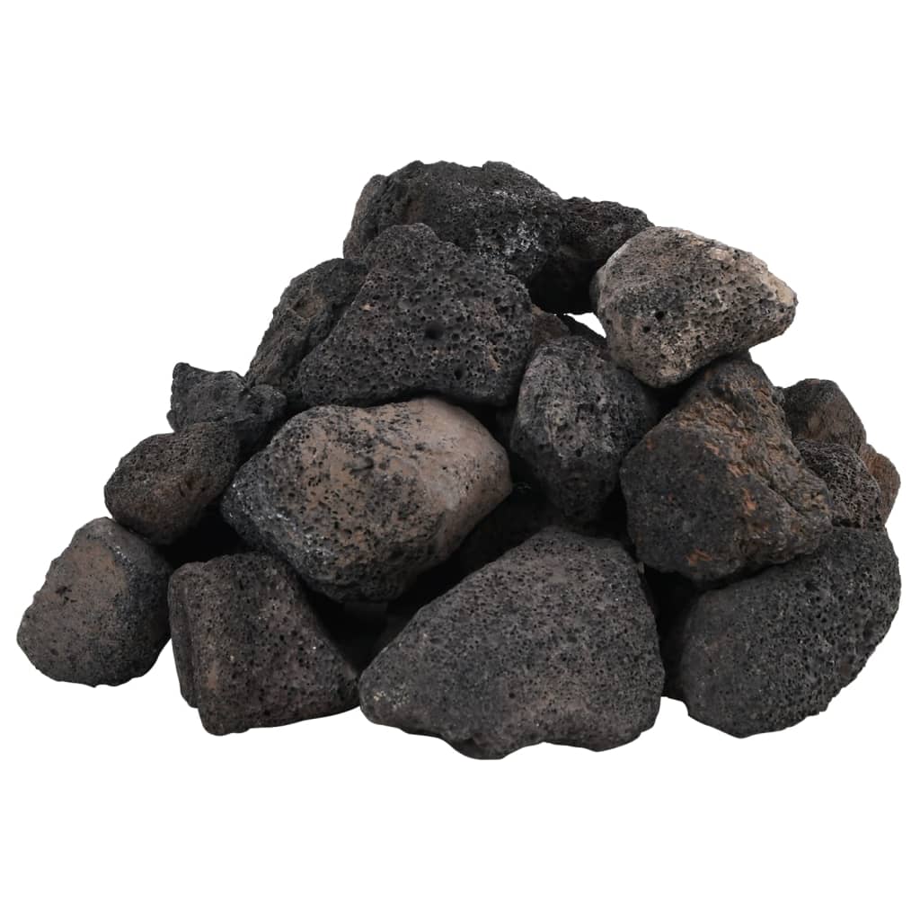 vidaXL Roci vulcanice, 10 kg, negru, 5-8 cm vidaXL Roci vulcanice, 10 kg, negru, 5-8 cm