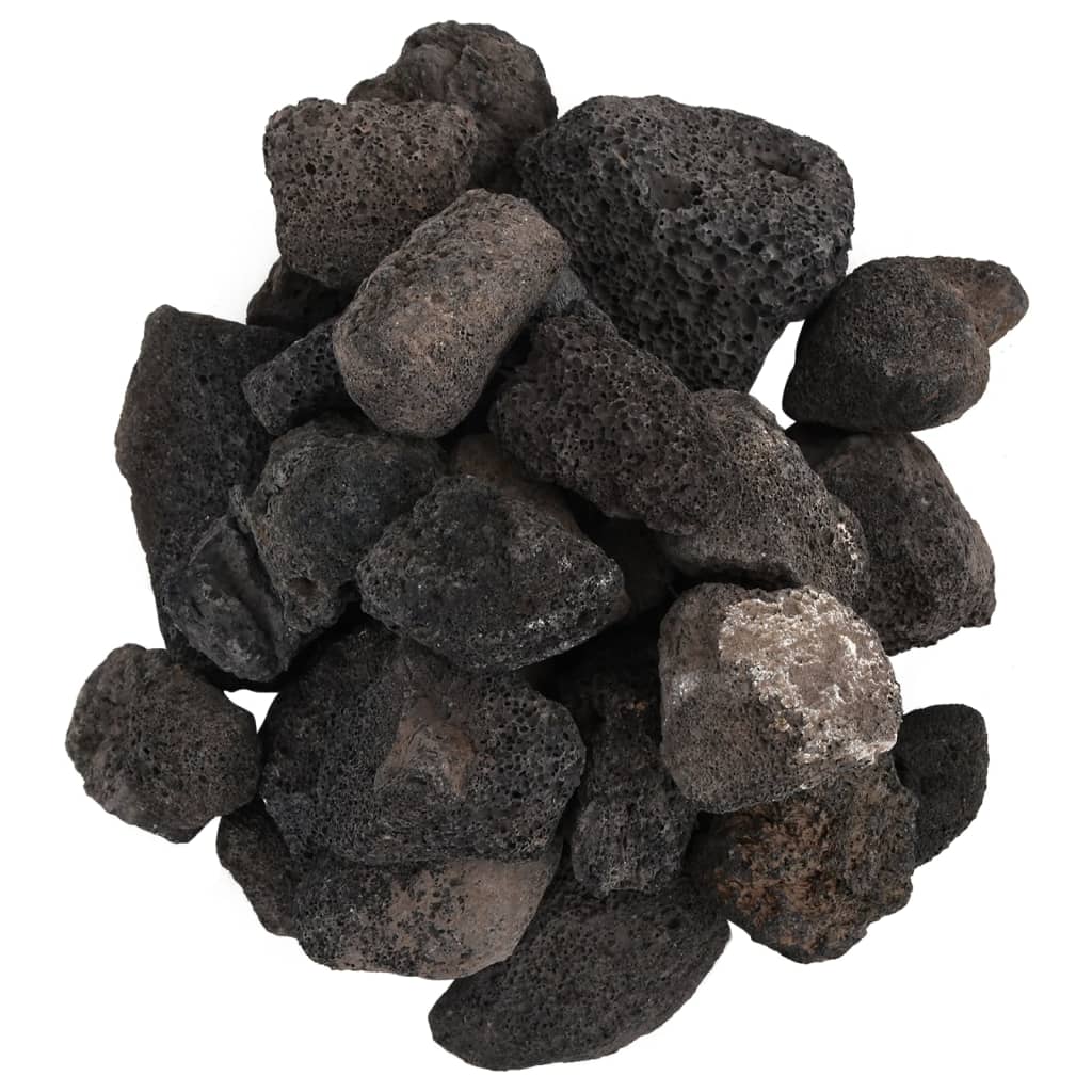 vidaXL Roci vulcanice, 10 kg, negru, 5-8 cm vidaXL Roci vulcanice, 10 kg, negru, 5-8 cm