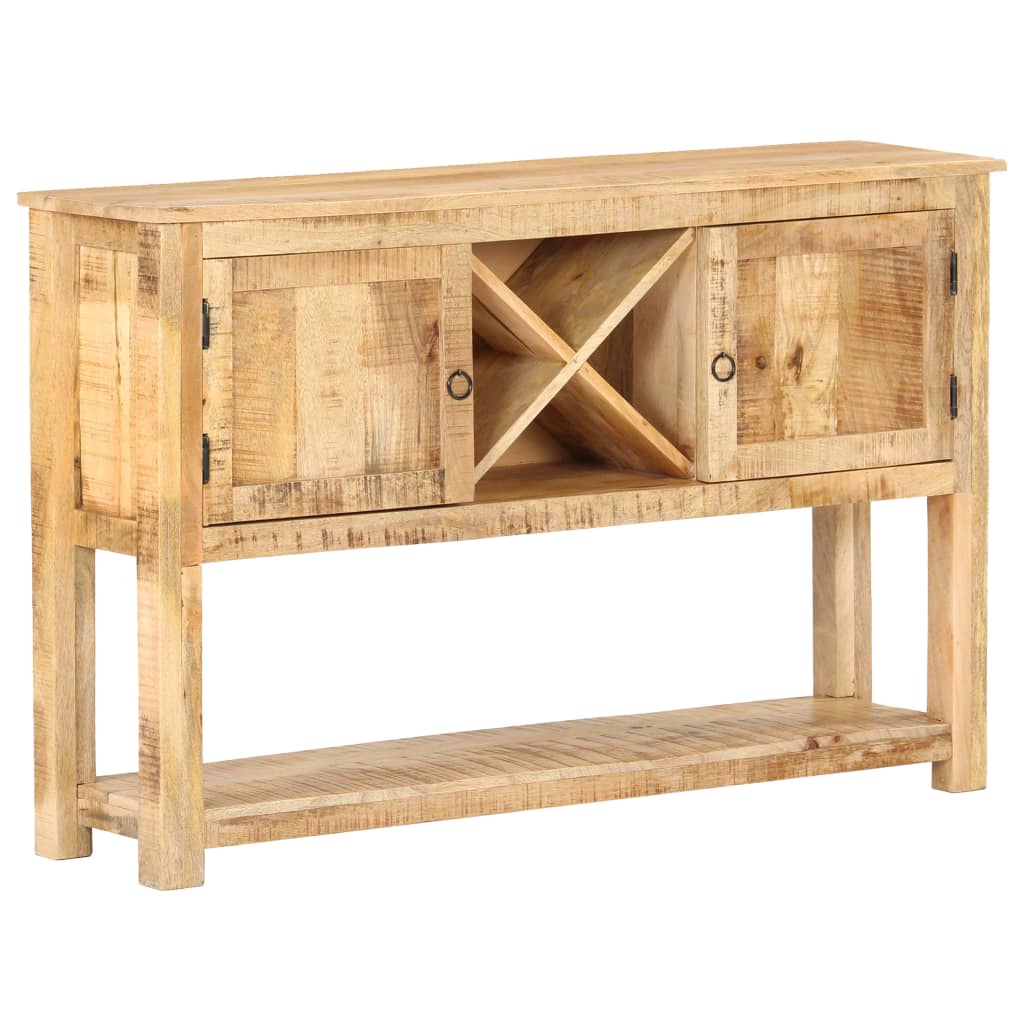 vidaXL Dulap, 120 x 30 x 76 cm, lemn de mango nefinisat vidaXL Dulap, 120 x 30 x 76 cm, lemn de mango nefinisat