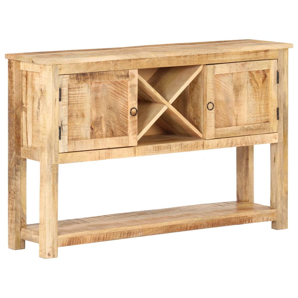 vidaXL Dulap, 120 x 30 x 76 cm, lemn de mango nefinisat vidaXL Dulap, 120 x 30 x 76 cm, lemn de mango nefinisat