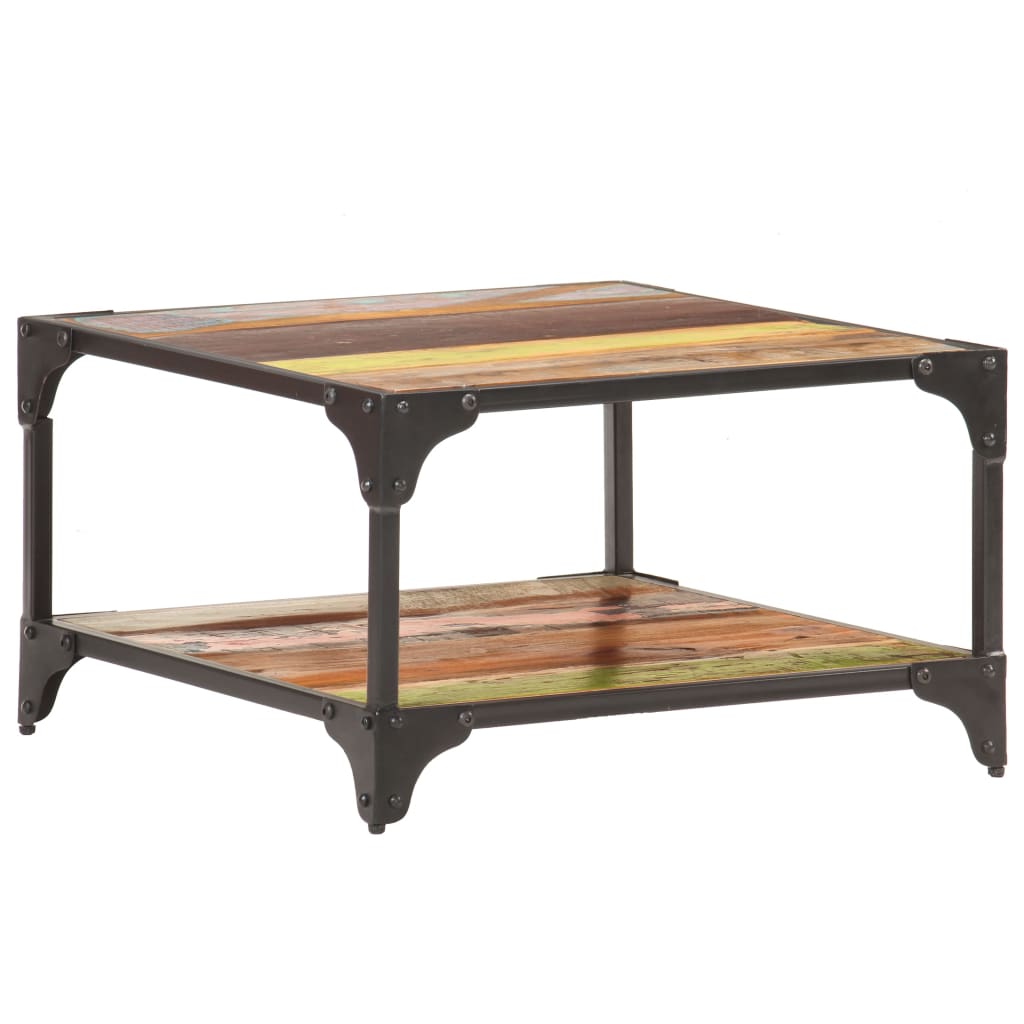 vidaXL Măsuță de cafea, 60 x 60 x 35 cm, lemn masiv reciclat vidaXL Măsuță de cafea, 60 x 60 x 35 cm, lemn masiv reciclat