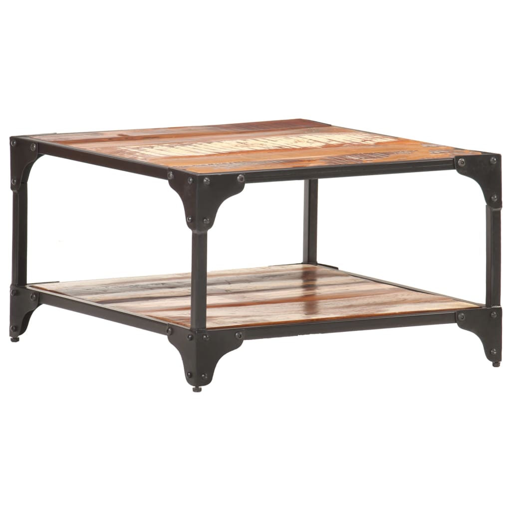 vidaXL Măsuță de cafea, 60 x 60 x 35 cm, lemn masiv reciclat vidaXL Măsuță de cafea, 60 x 60 x 35 cm, lemn masiv reciclat