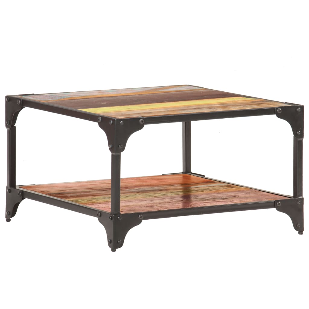 vidaXL Măsuță de cafea, 60 x 60 x 35 cm, lemn masiv reciclat vidaXL Măsuță de cafea, 60 x 60 x 35 cm, lemn masiv reciclat