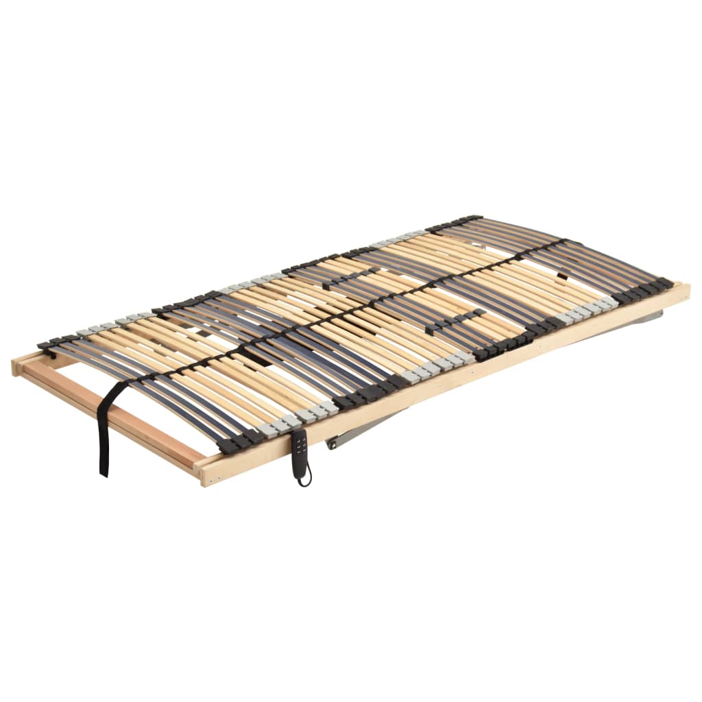 vidaXL Bază de pat electrică cu șipci, 42 șipci, 7 zone, 80 x 200 cm vidaXL Bază de pat electrică cu șipci, 42 șipci, 7 zone, 80 x 200 cm