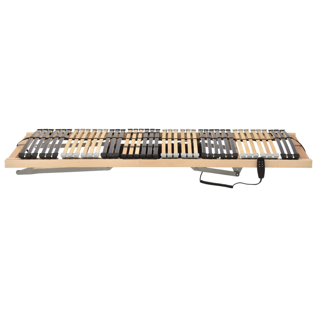 vidaXL Bază de pat electrică cu șipci, 42 șipci, 7 zone, 80 x 200 cm vidaXL Bază de pat electrică cu șipci, 42 șipci, 7 zone, 80 x 200 cm