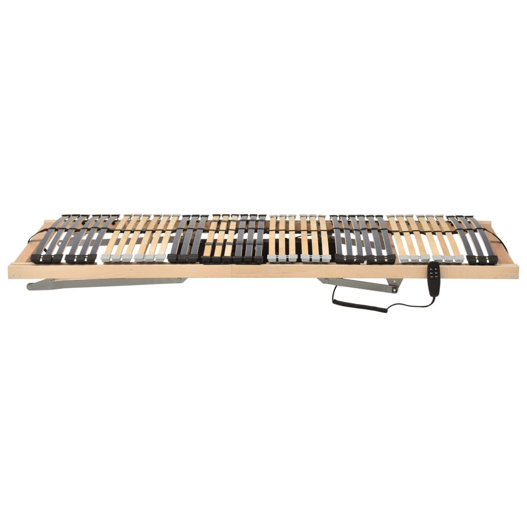 vidaXL Bază de pat electrică cu șipci, 42 șipci, 7 zone, 100 x 200 cm vidaXL Bază de pat electrică cu șipci, 42 șipci, 7 zone, 100 x 200 cm