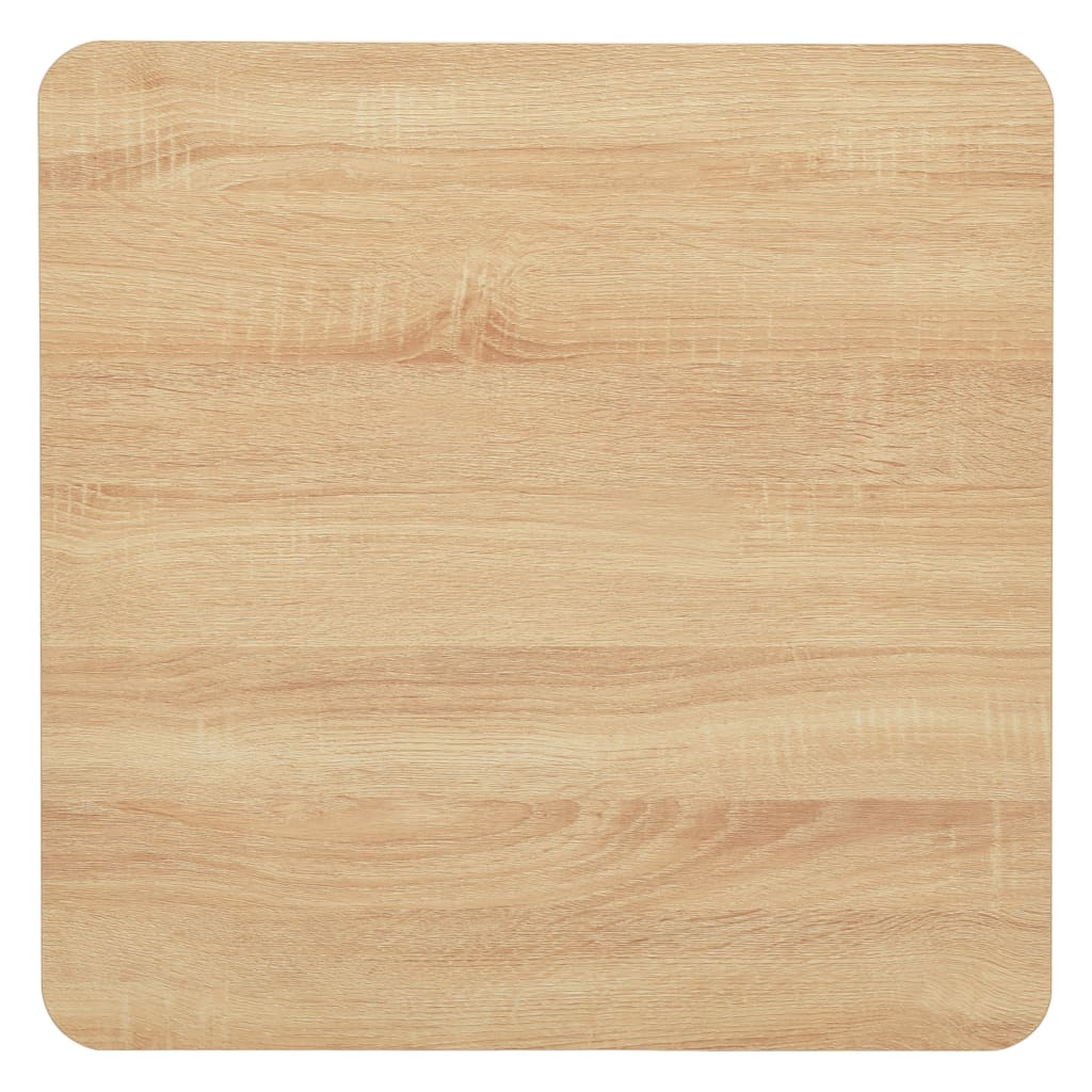 vidaXL Masă de bistro, culoarea stejarului, 60 x 60 x 107 cm