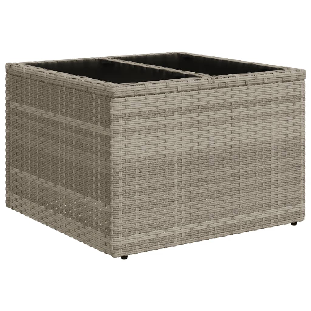 vidaXL Set canapele de grădină cu perne 10 piese gri deschis poliratan vidaXL Set canapele de grădină cu perne 10 piese gri deschis poliratan