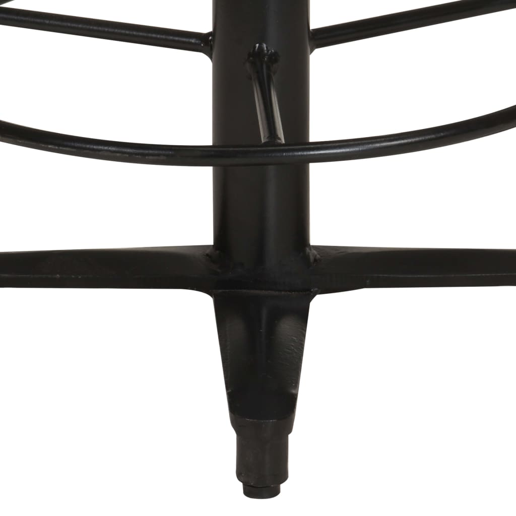 vidaXL Scaune de bar, 2 buc., 66 cm, lemn masiv de mango