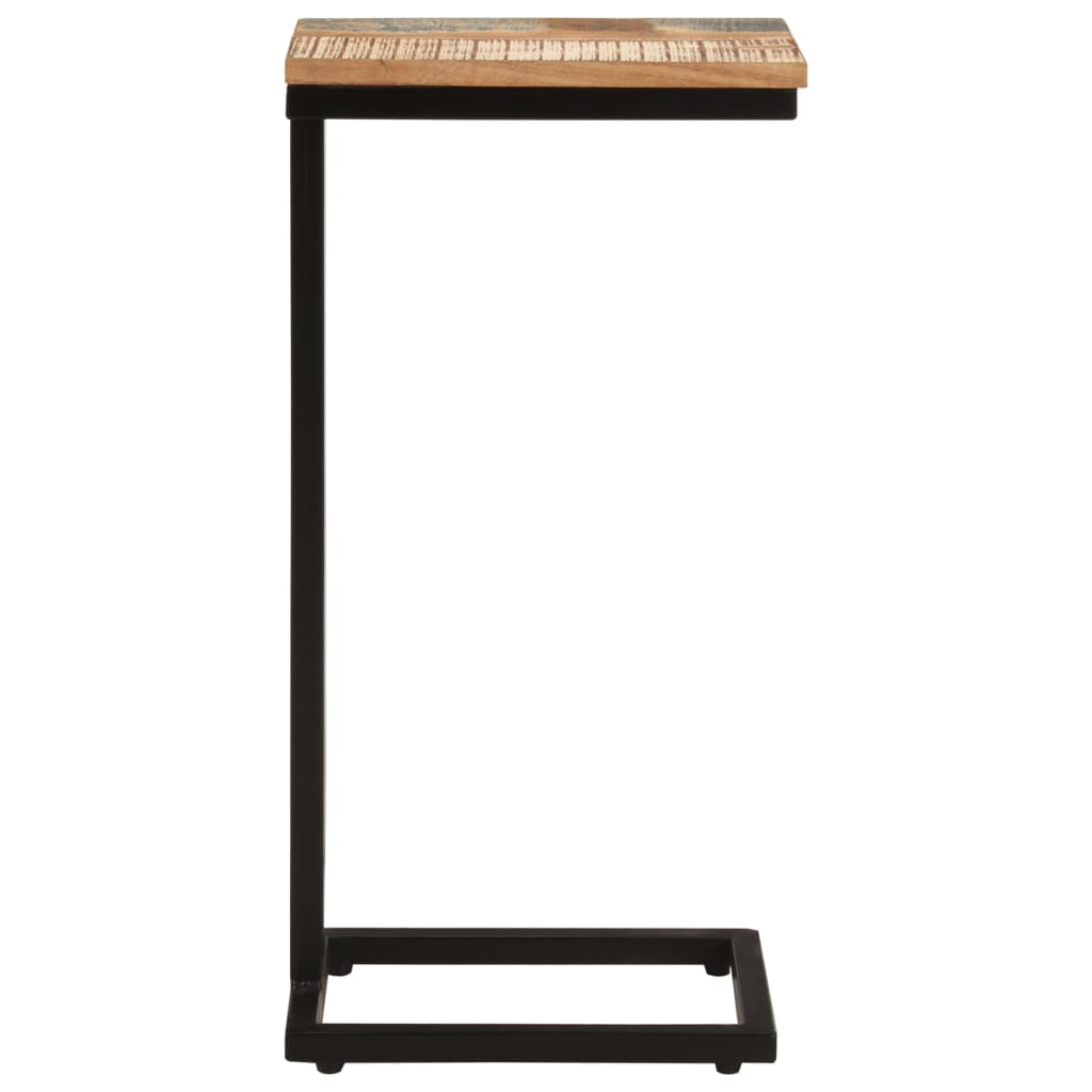 vidaXL Mese laterale, 2 buc., 31,5x24,5x64,5 cm, lemn masiv reciclat