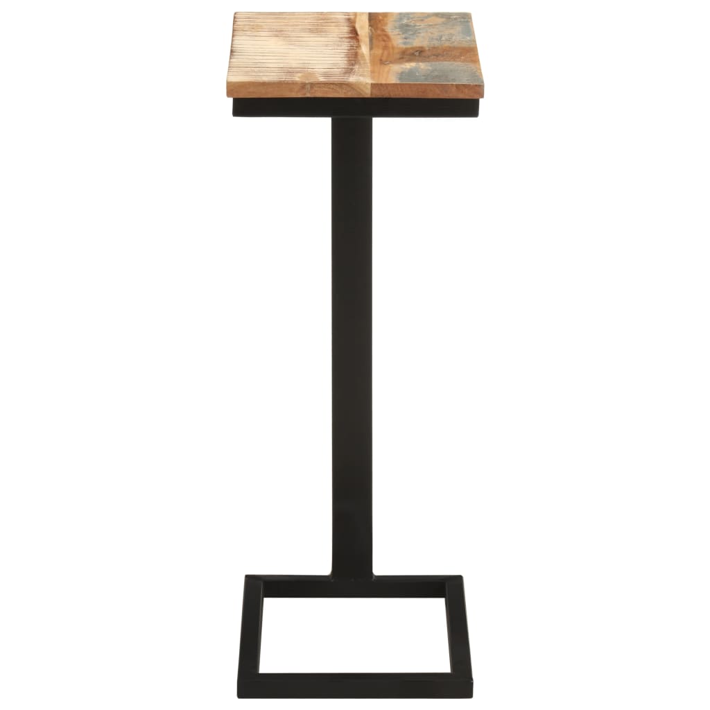 vidaXL Mese laterale, 2 buc., 31,5x24,5x64,5 cm, lemn masiv reciclat