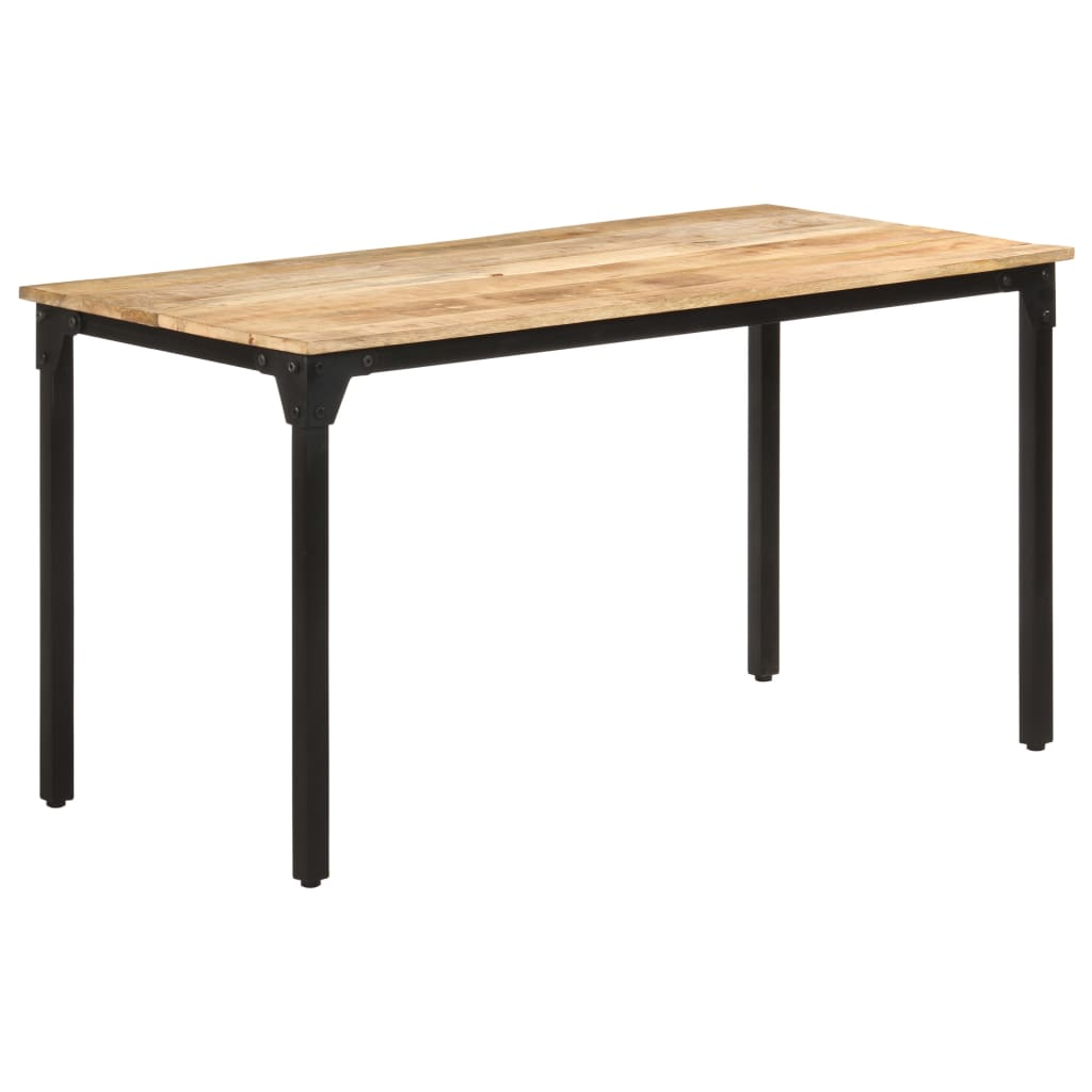 vidaXL Masă de bucătărie, 140x70x76 cm, lemn de mango nefinisat vidaXL Masă de bucătărie, 140x70x76 cm, lemn de mango nefinisat