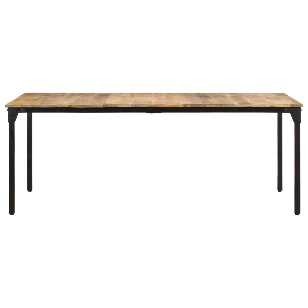 vidaXL Masă de bucătărie, 200x100x76 cm, lemn de mango nefinisat vidaXL Masă de bucătărie, 200x100x76 cm, lemn de mango nefinisat