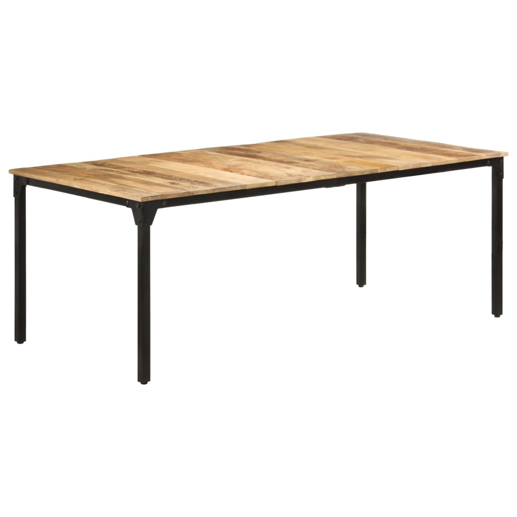 vidaXL Masă de bucătărie, 200x100x76 cm, lemn de mango nefinisat vidaXL Masă de bucătărie, 200x100x76 cm, lemn de mango nefinisat