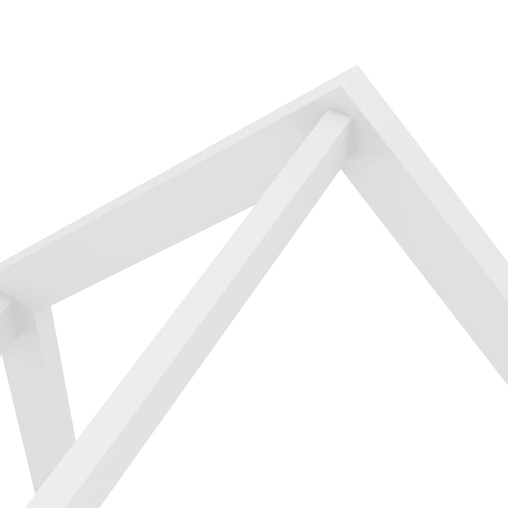 vidaXL Cadru pat copii cu un sertar, alb, 70x140 cm, lemn masiv de pin vidaXL Cadru pat copii cu un sertar, alb, 70x140 cm, lemn masiv de pin