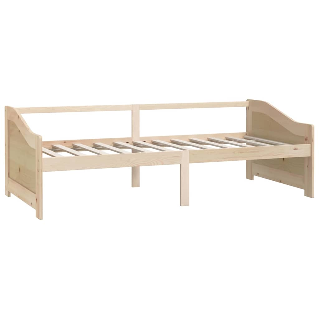 vidaXL Pat de zi cu 3 locuri, 90x200 cm, lemn masiv de pin vidaXL Pat de zi cu 3 locuri, 90x200 cm, lemn masiv de pin