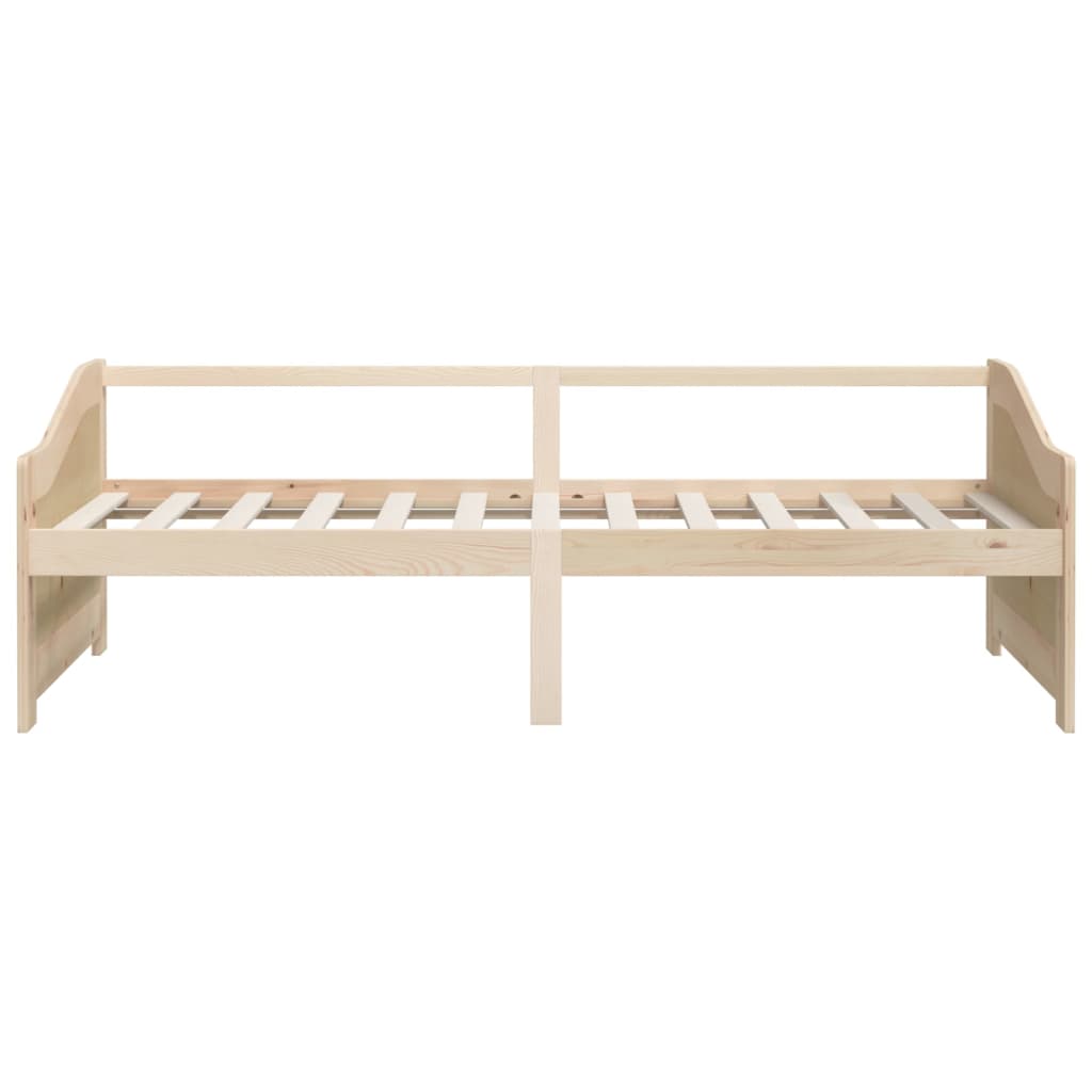 vidaXL Pat de zi cu 3 locuri, 90x200 cm, lemn masiv de pin vidaXL Pat de zi cu 3 locuri, 90x200 cm, lemn masiv de pin
