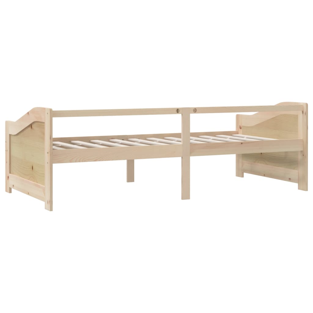 vidaXL Pat de zi cu 3 locuri, 90x200 cm, lemn masiv de pin vidaXL Pat de zi cu 3 locuri, 90x200 cm, lemn masiv de pin