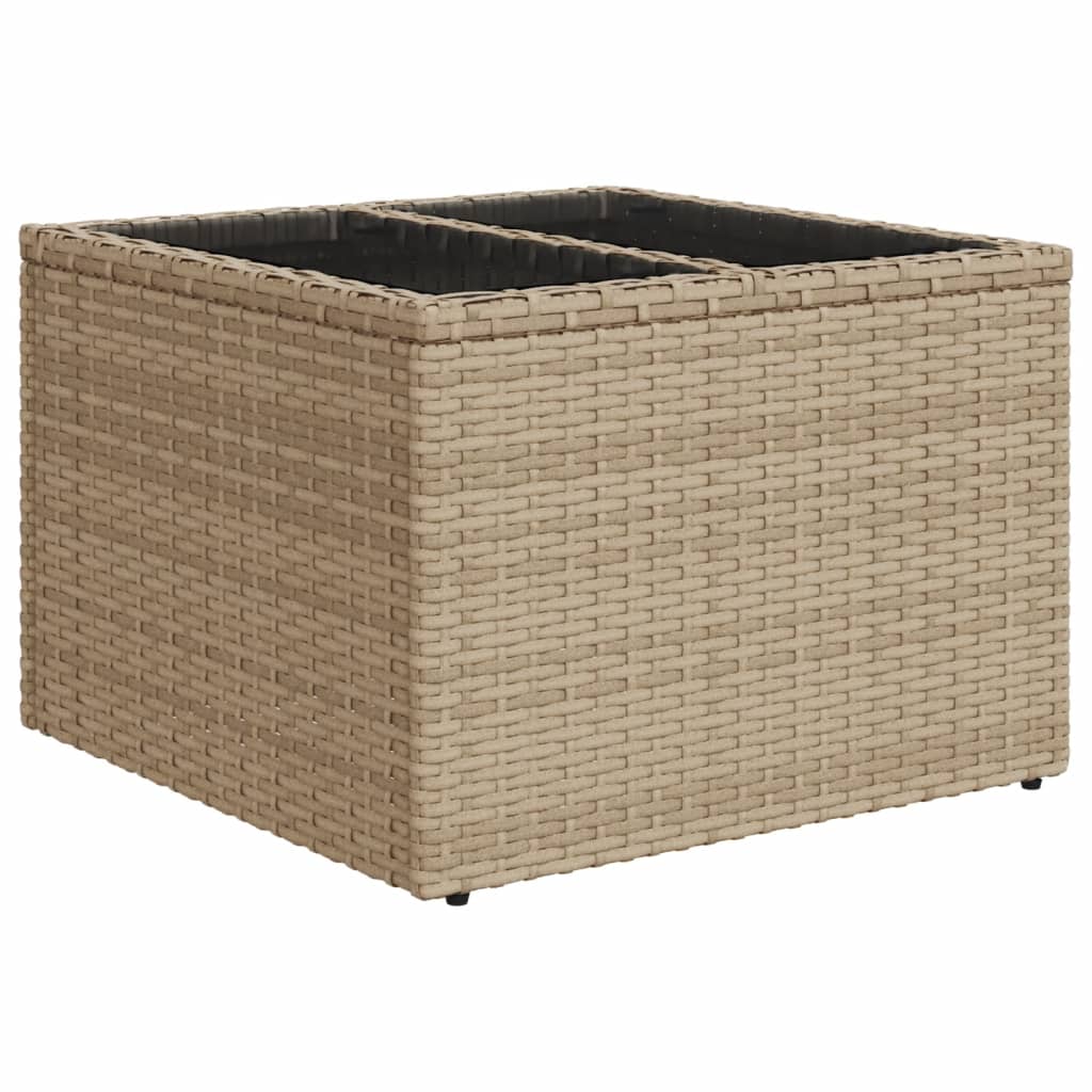 vidaXL Set canapele de grădină, 9 piese, cu perne, bej, poliratan vidaXL Set canapele de grădină, 9 piese, cu perne, bej, poliratan