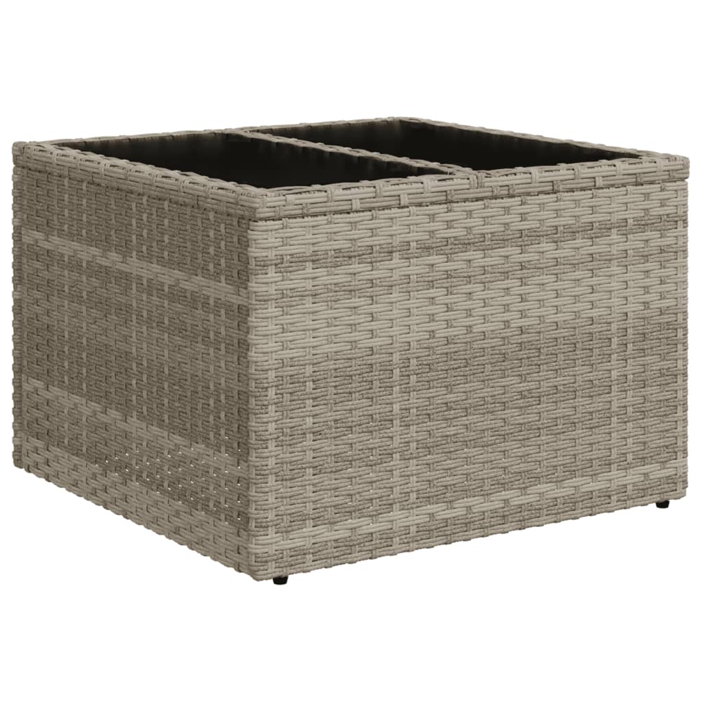 vidaXL Set canapele de grădină cu perne, 9 piese gri deschis poliratan vidaXL Set canapele de grădină cu perne, 9 piese gri deschis poliratan
