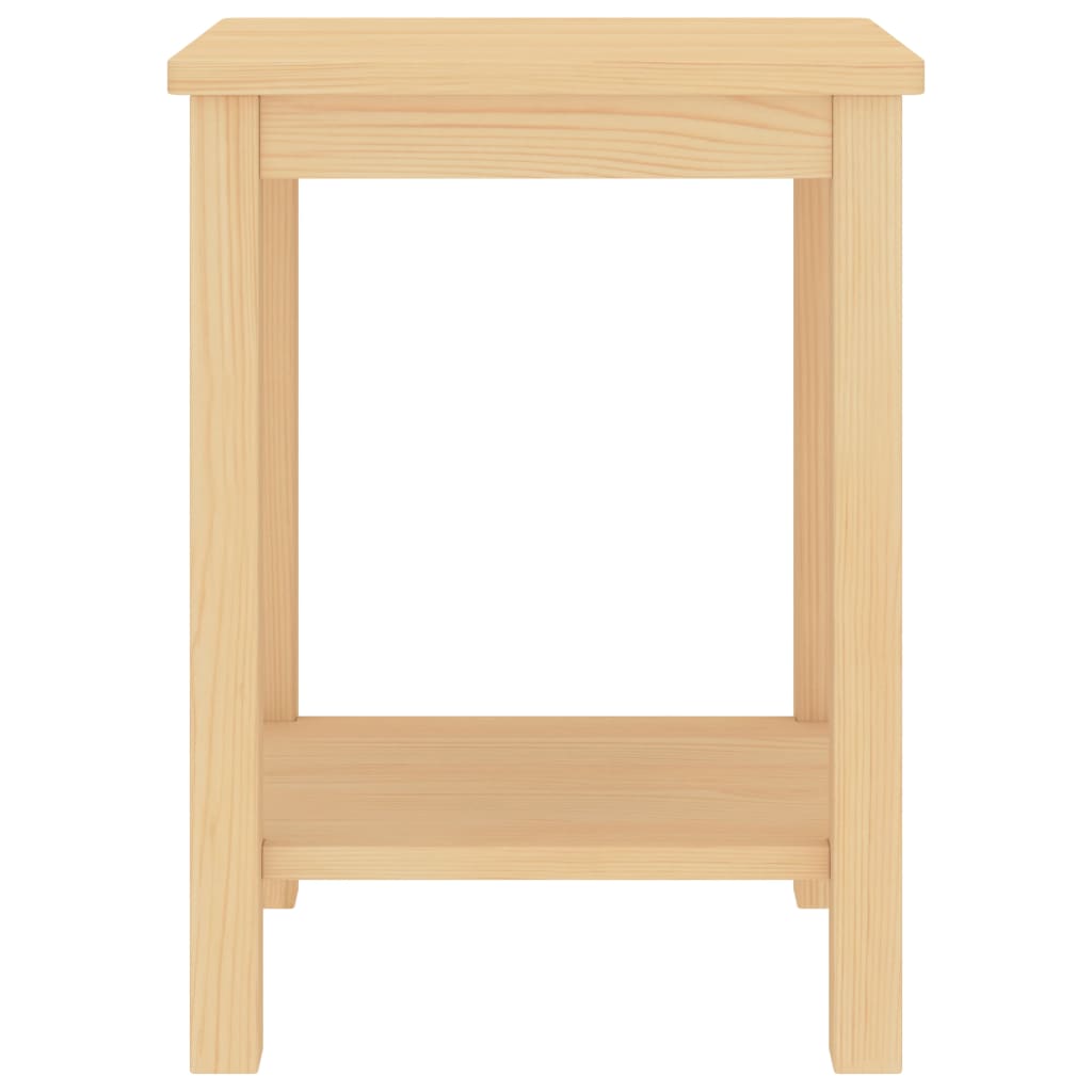 vidaXL Noptieră, natural, 35x30x47 cm, lemn masiv de pin