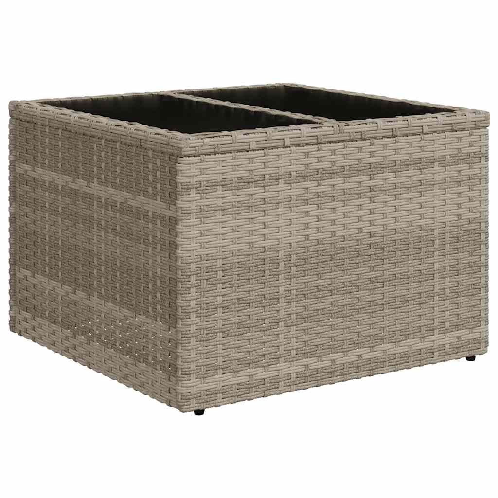 vidaXL Set mobilier de grădină cu perne, 8 piese gri deschis poliratan vidaXL Set mobilier de grădină cu perne, 8 piese gri deschis poliratan