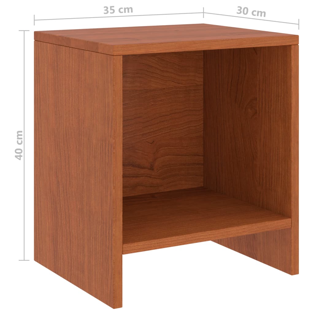 vidaXL Noptiere, 2 buc., maro miere, 35 x 30 x 40 cm, lemn masiv pin vidaXL Noptiere, 2 buc., maro miere, 35 x 30 x 40 cm, lemn masiv pin