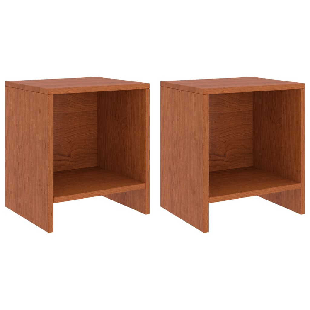 vidaXL Noptiere, 2 buc., maro miere, 35 x 30 x 40 cm, lemn masiv pin vidaXL Noptiere, 2 buc., maro miere, 35 x 30 x 40 cm, lemn masiv pin