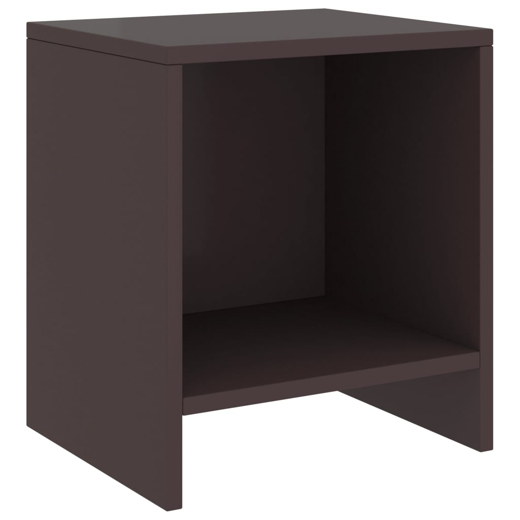 vidaXL Noptiere, 2 buc., maro închis, 35 x 30 x 40 cm, lemn masiv pin vidaXL Noptiere, 2 buc., maro închis, 35 x 30 x 40 cm, lemn masiv pin