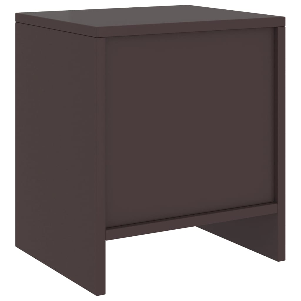 vidaXL Noptiere, 2 buc., maro închis, 35 x 30 x 40 cm, lemn masiv pin vidaXL Noptiere, 2 buc., maro închis, 35 x 30 x 40 cm, lemn masiv pin