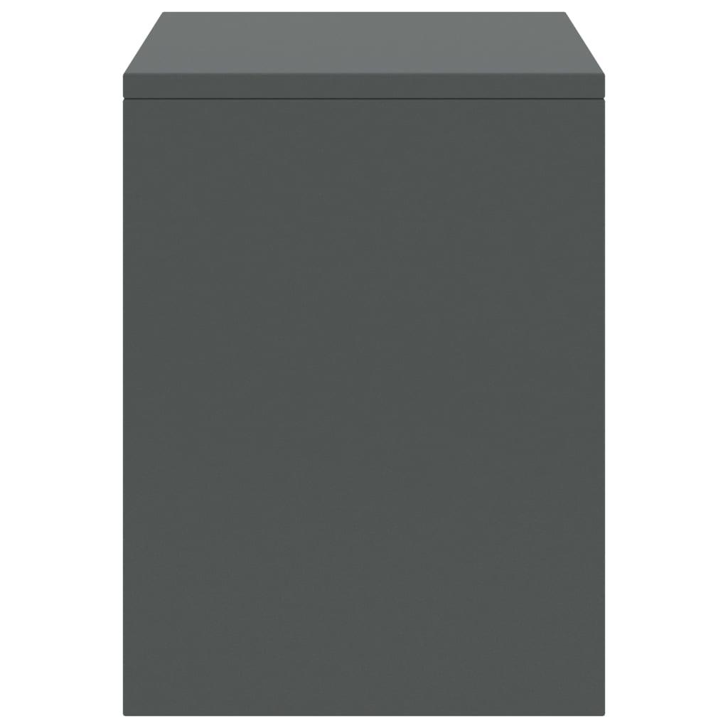vidaXL Noptiere, 2 buc., gri închis, 35 x 30 x 40 cm, lemn masiv pin vidaXL Noptiere, 2 buc., gri închis, 35 x 30 x 40 cm, lemn masiv pin