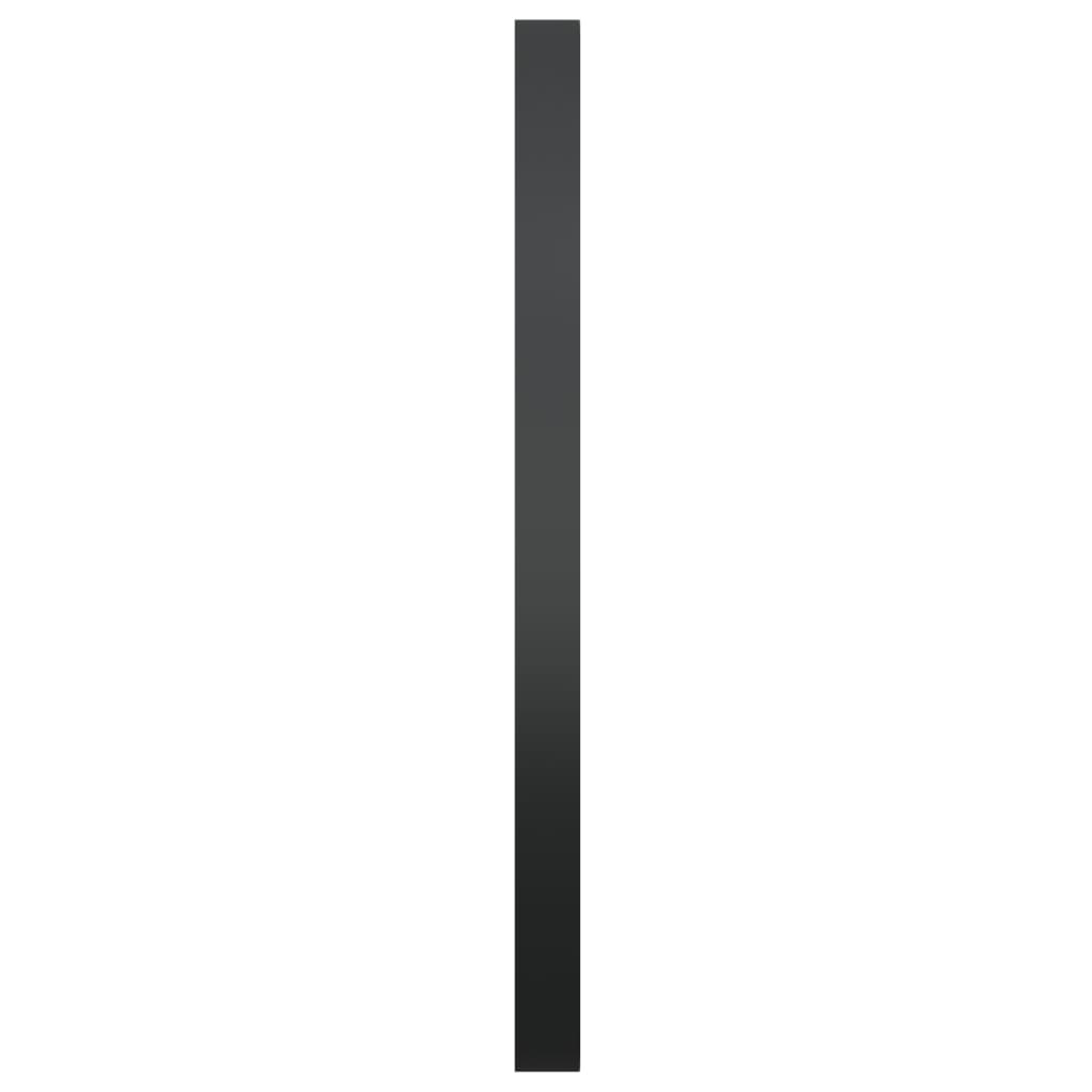 vidaXL Oglindă de perete, negru, 50 cm vidaXL Oglindă de perete, negru, 50 cm