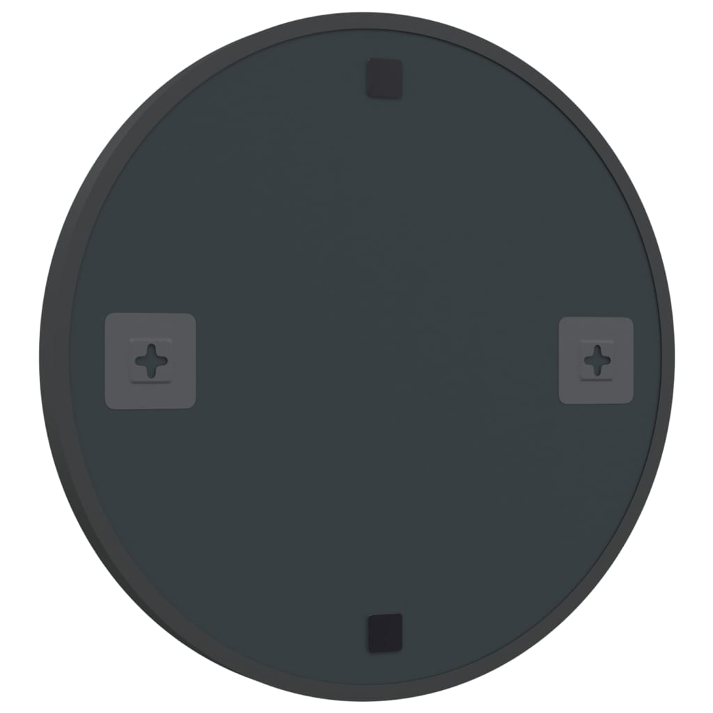 vidaXL Oglindă de perete, negru, 50 cm vidaXL Oglindă de perete, negru, 50 cm